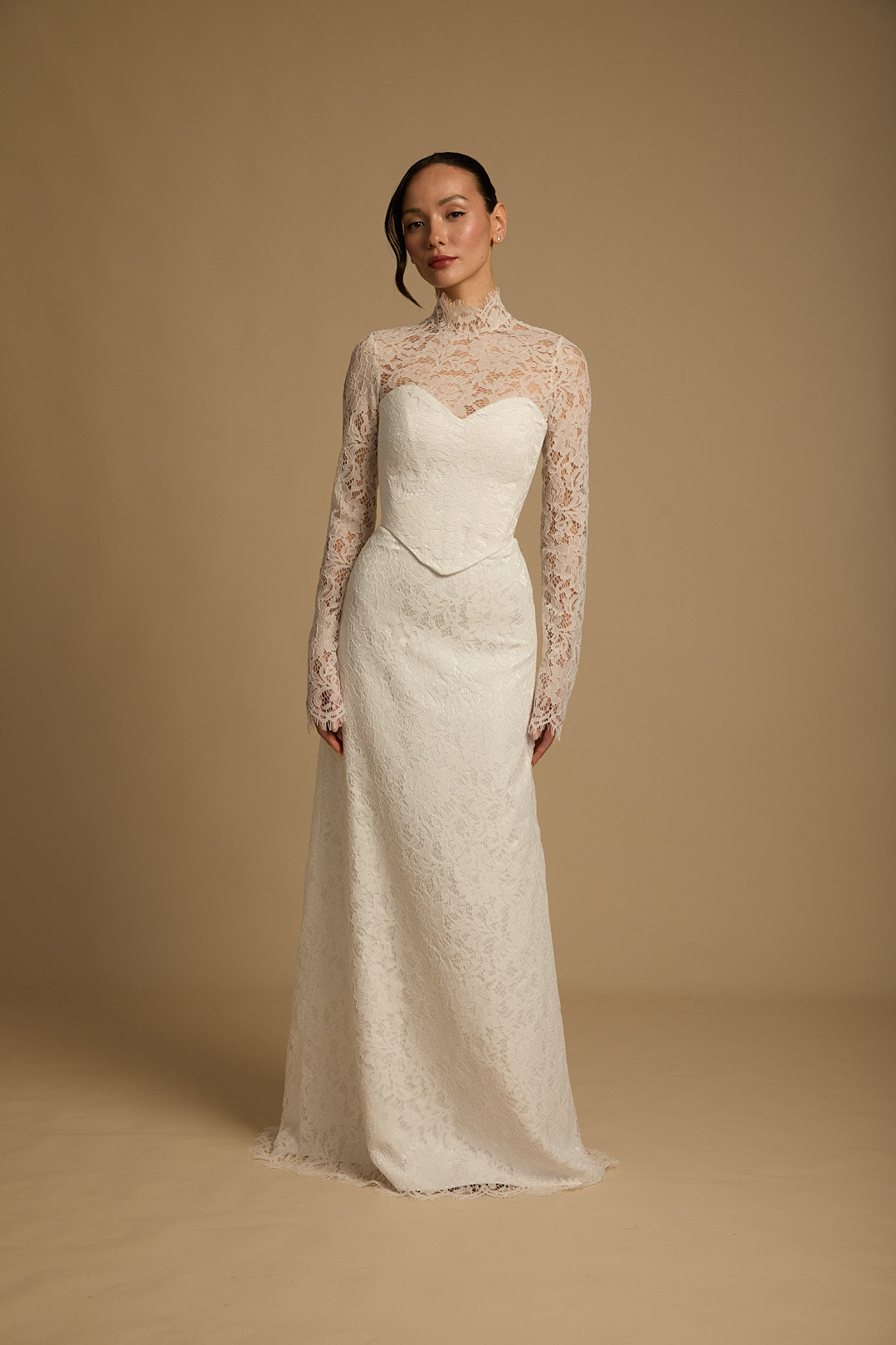 Elza skirt + Margot corset + Lace top