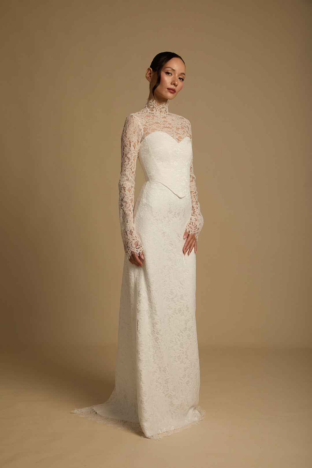 Elza skirt + Margot corset + Lace top