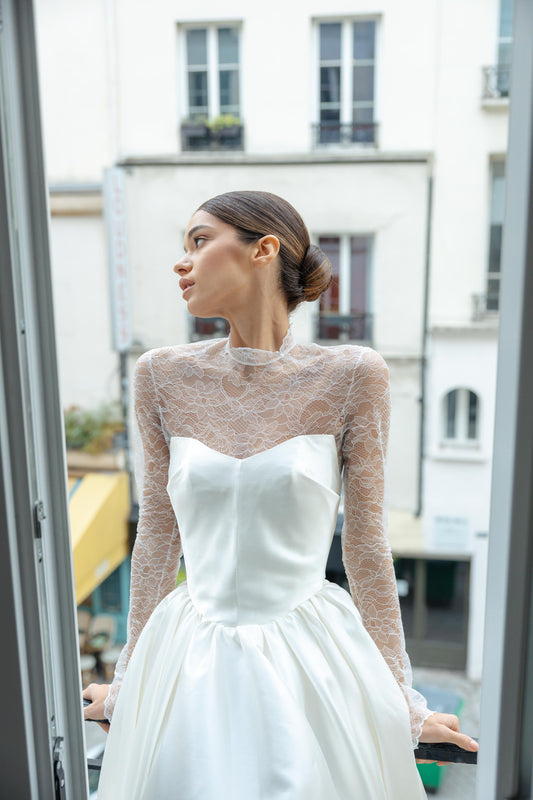 Clarissa + lace top